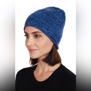 Amicale Cashmere Knit Two-Top Beanie
